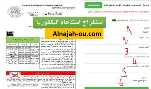 You are currently viewing سحب استدعاء البكالوريا برابط مباشر bac covocation 2023