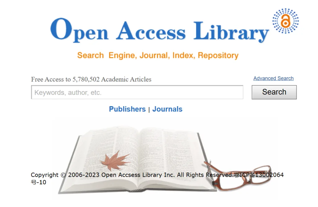 المكتبة العلمية المفتوحة Open Access Library